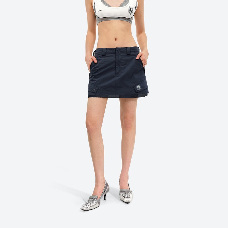 Multi-Pocket Cargo Skirt